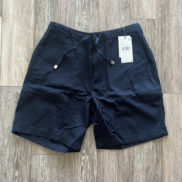 MANGO Drawstring Cotton Linen Bermuda short - NWT - Picture 10 of 10